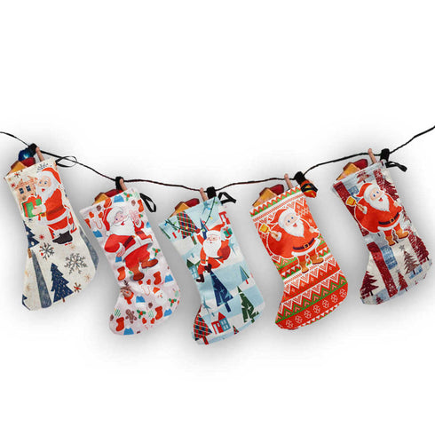 Christmas Decoration Santa Claus Socks - Uncommongifts.in